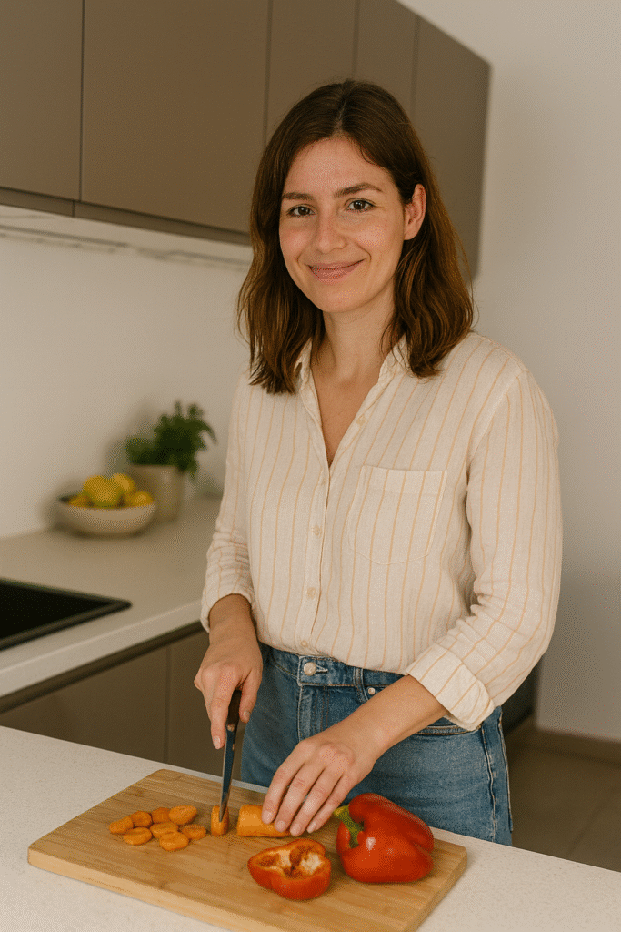 woman-in-kitchen- preparing-recipes