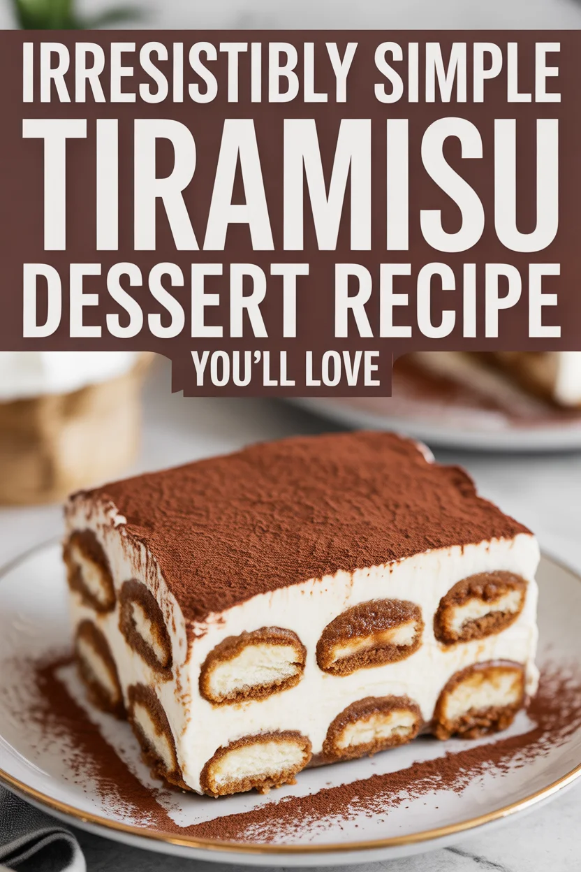 simple tiramisu dessert recipe