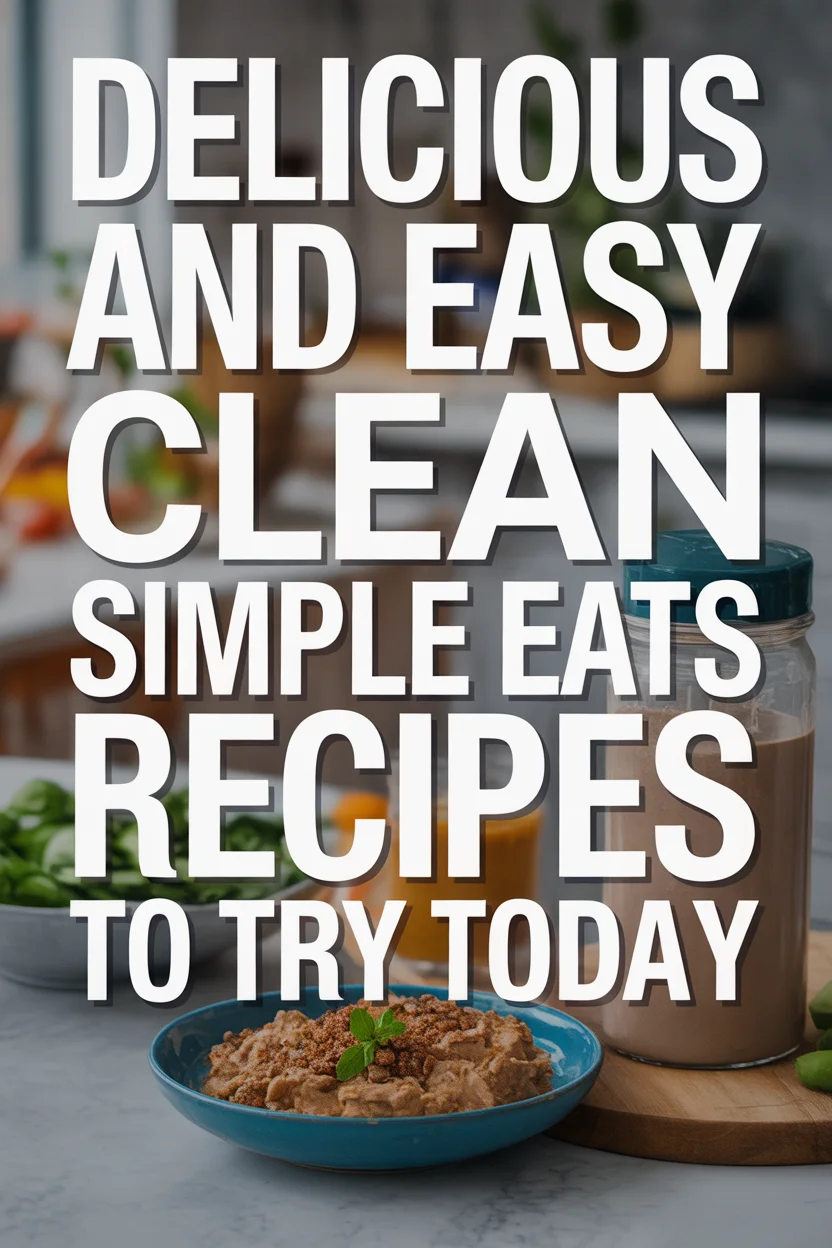 Delicious and Easy Clean Simple Eats Recipes to Try Today
