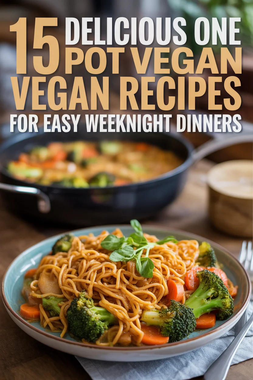 one pot vegan recipes