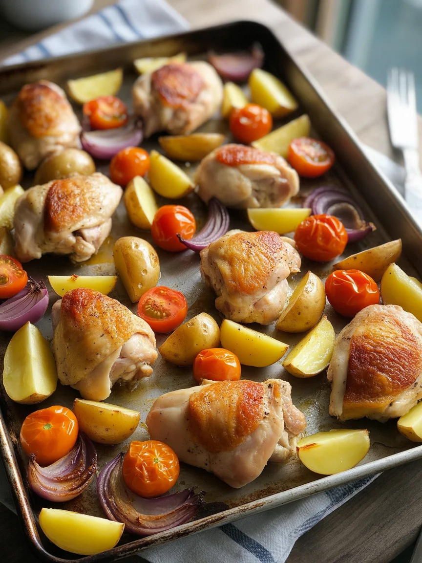 Savor the Flavor: Sheet Pan Dinners Chicken Thighs Delight