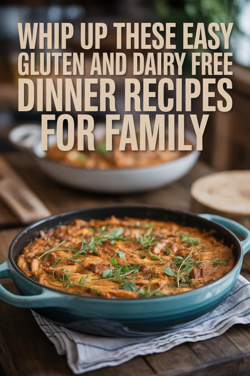 easy gluten and dairy free dinner recipes for family
