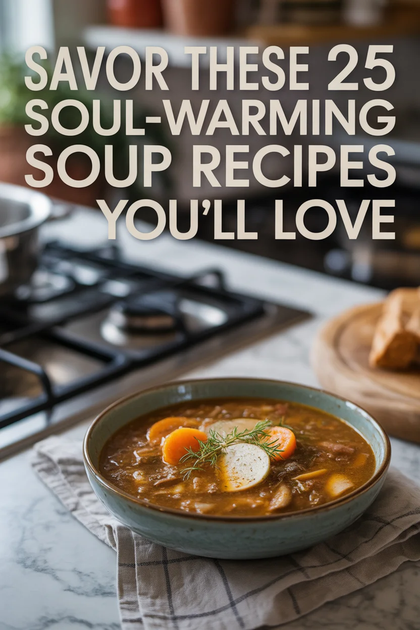 Savor These 25 Soul-Warming Soup Recipes You’ll Love