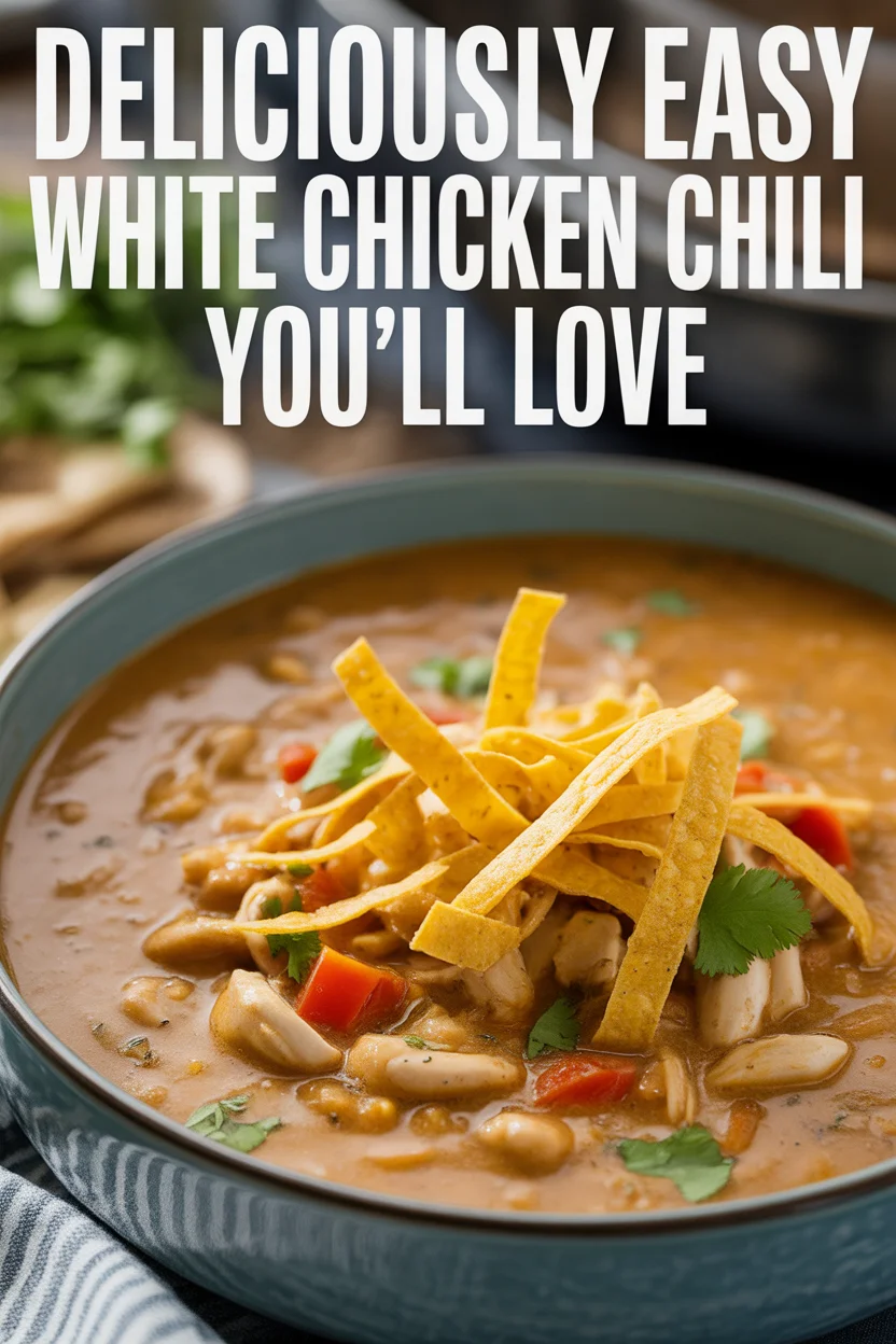 Deliciously Easy White Chicken Chili You’ll Love