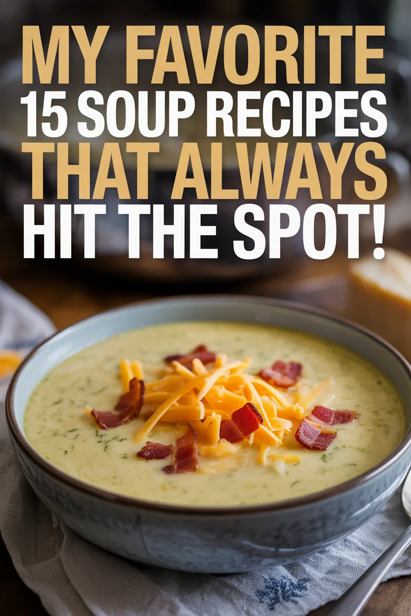 My Favorite 15 Soup Recipes That Always Hit the Spot!