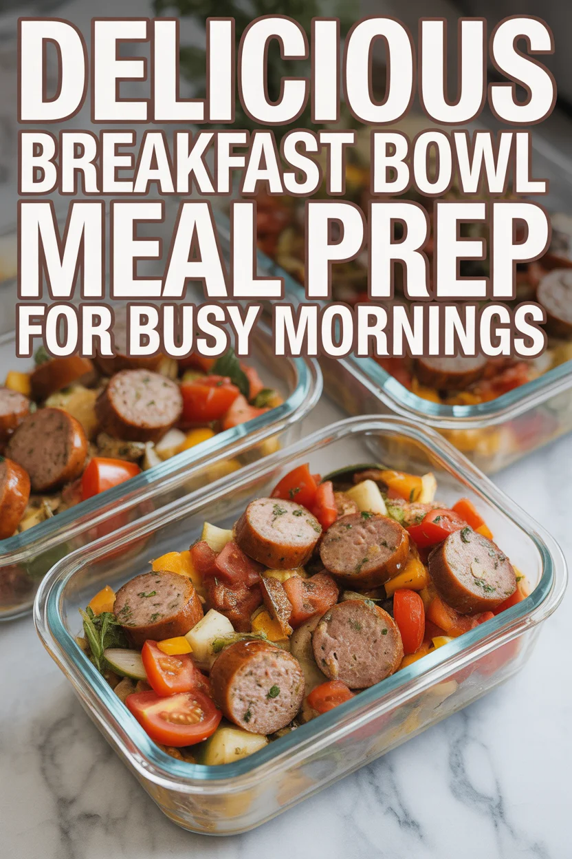 breakfast bowl meal prep