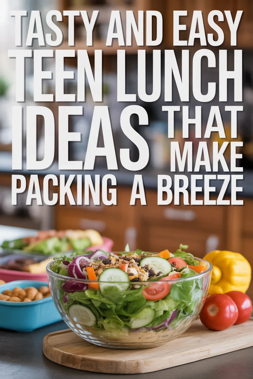 Tasty and Easy Teen Lunch Ideas That Make Packing a Breeze