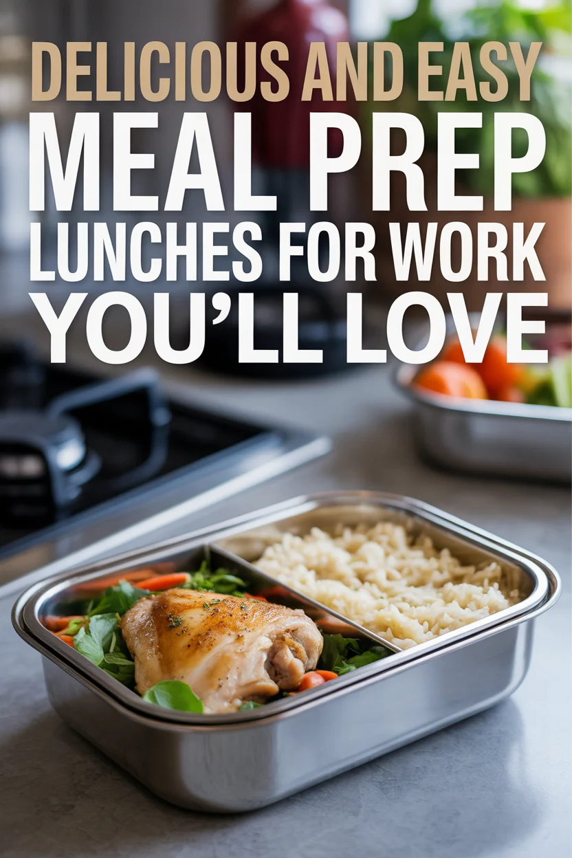 easy meal prep lunches for work