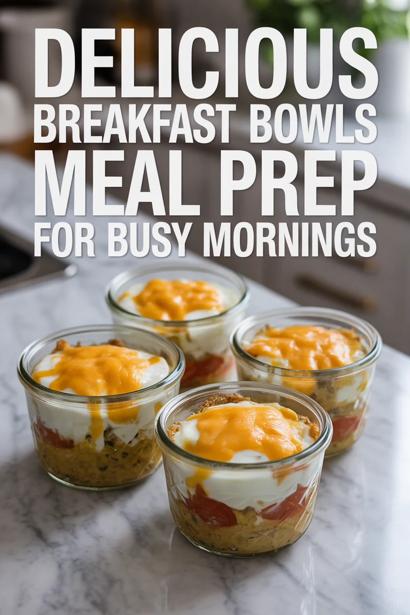 breakfast bowls meal prep