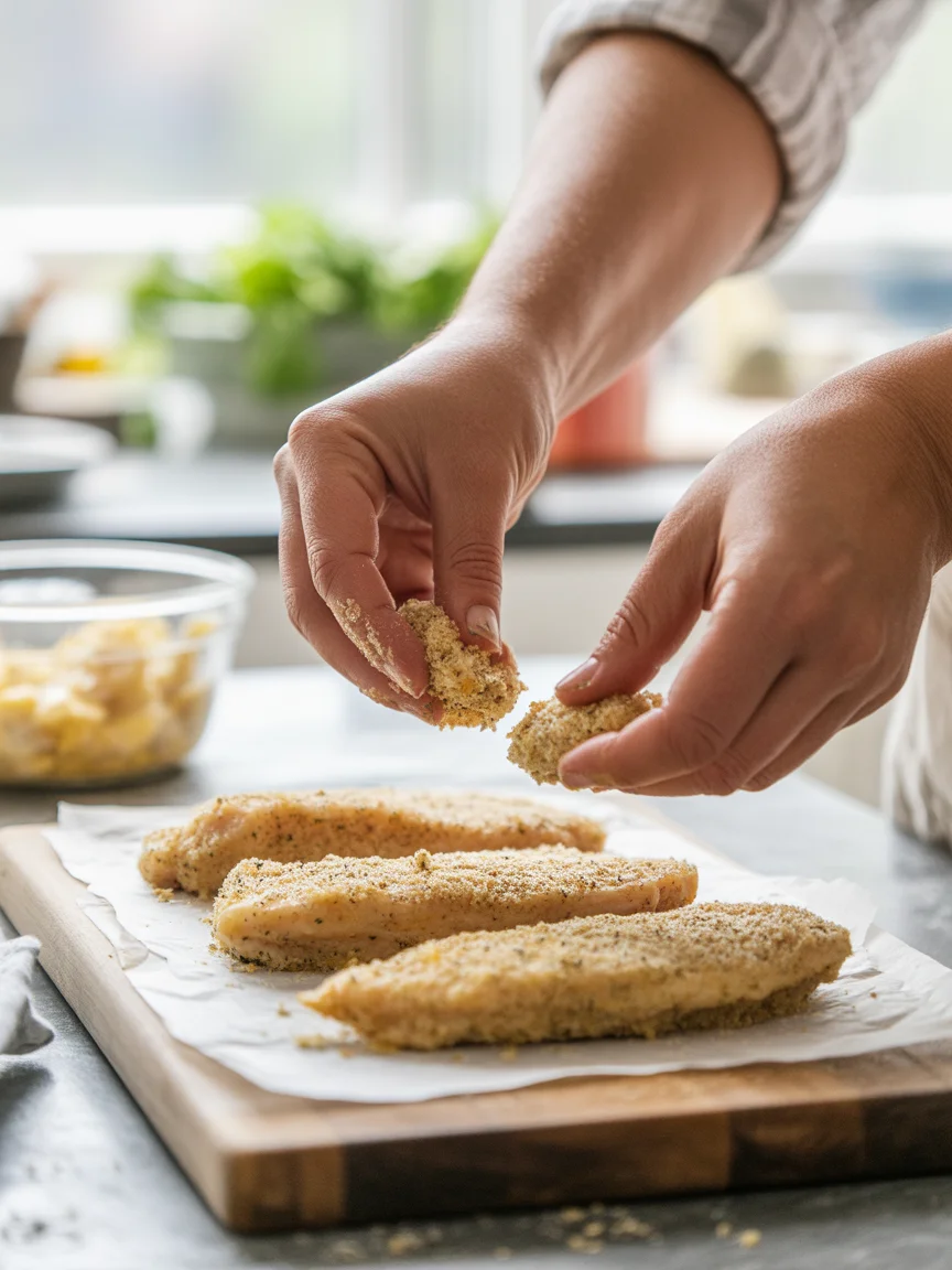 baked chicken cutlets recipe