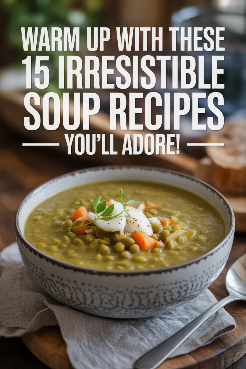 Warm Up with These 15 Irresistible Soup Recipes You’ll Adore!