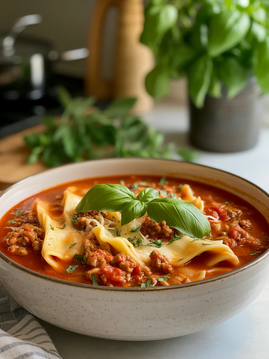 lasagna soup