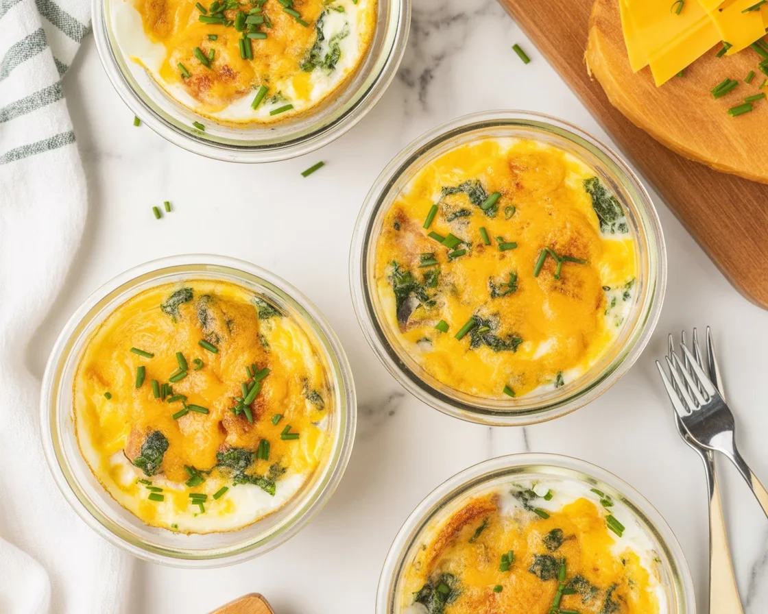 Delicious make-ahead breakfast bowls meal prep with eggs, veggies, and protein.