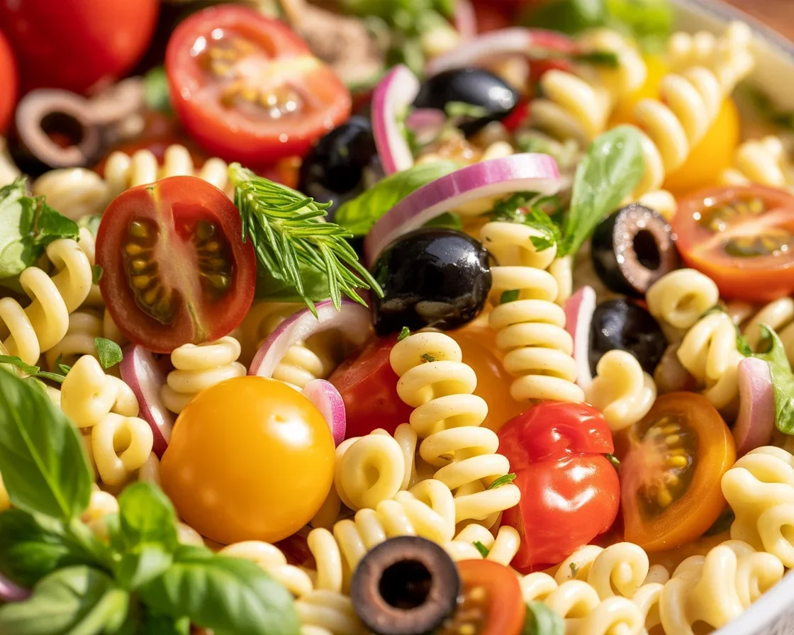 Colorful 15 minute vegan meals including pasta salad and stir-fries, ready to enjoy.