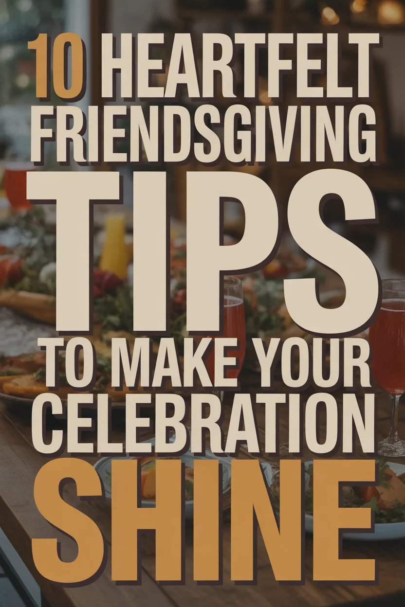 10 Heartfelt Friendsgiving Tips to Make Your Celebration Shine