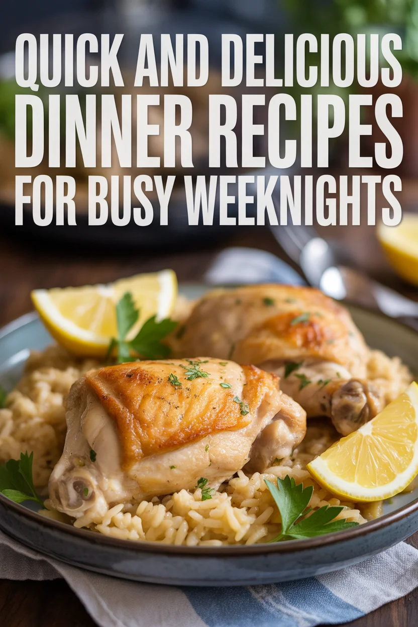 Quick and Delicious Dinner Recipes for Busy Weeknights
