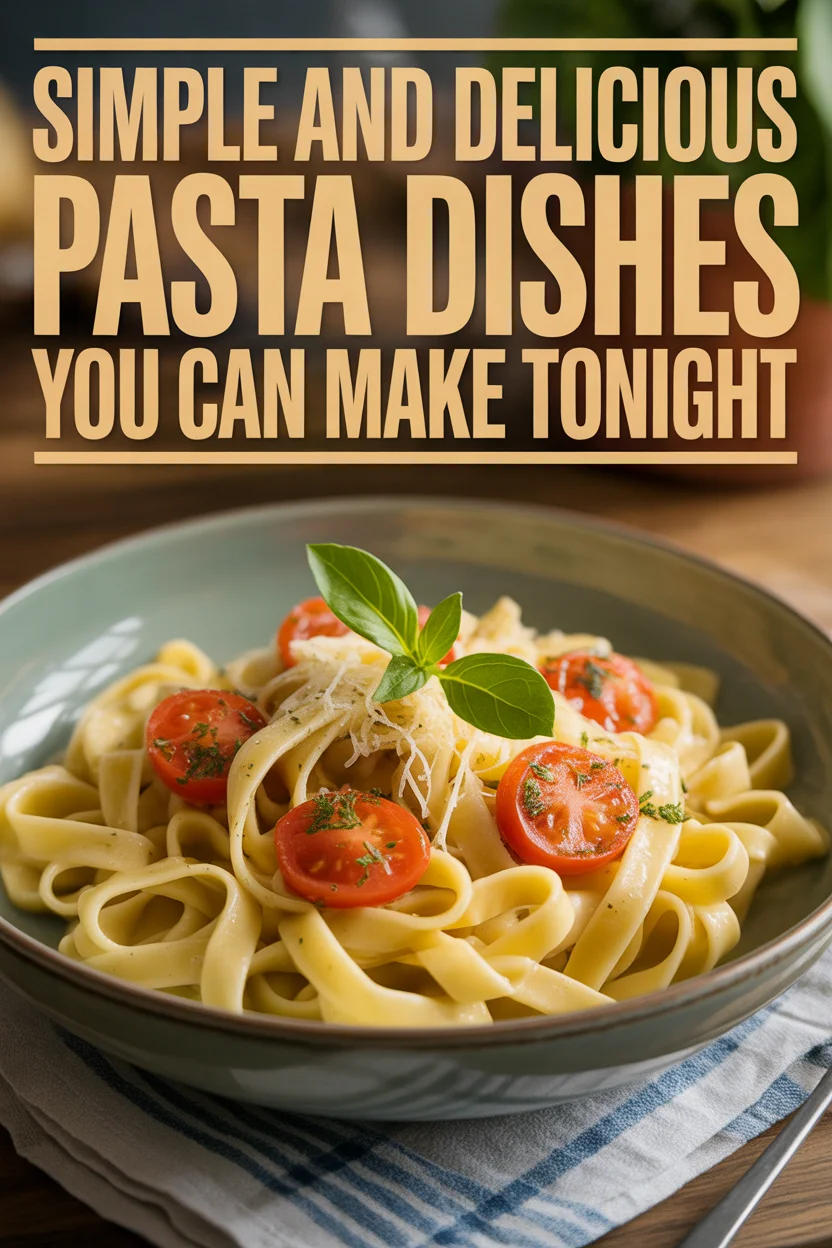 Simple and Delicious Pasta Dishes You Can Make Tonight
