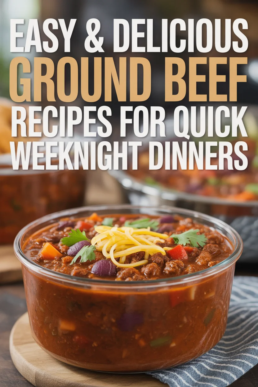 ground beef recipes