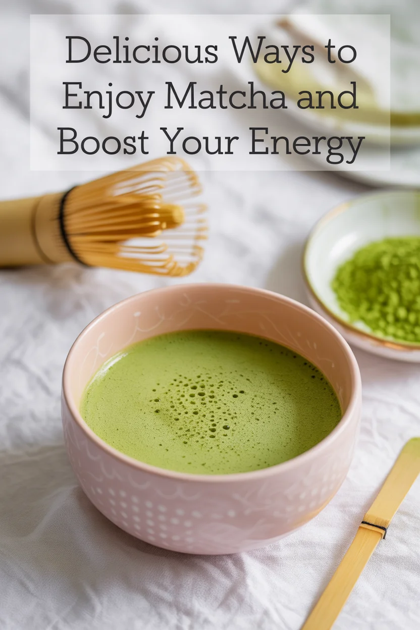 Delicious Ways to Enjoy Matcha and Boost Your Energy