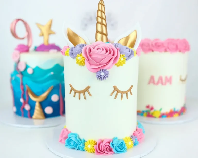 Exquisite cake designs from Edda's Bakery showcasing custom creations for celebrations.